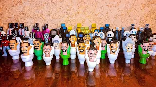 Skibidi Toilet ALL Figures Toys Collection!