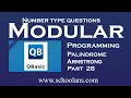 Palindrome or Not in number Qbasic Questions