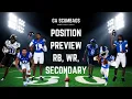 2026 Position RB WR Secondary
