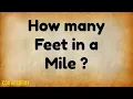 How many Feet in a Mile Feet in a Mile Units of Measurement How man cm in a foot