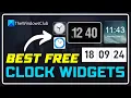 Best free Desktop Clock widgets for Windows 11