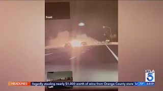 4 killed in fiery 605 Freeway crash
