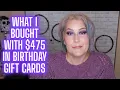 2025 MAKEUP REHAB October Update What All My Gift Cards Bought Me