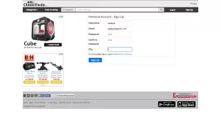 How to Set Up a Personal Account on the Nex-Tech Classifieds