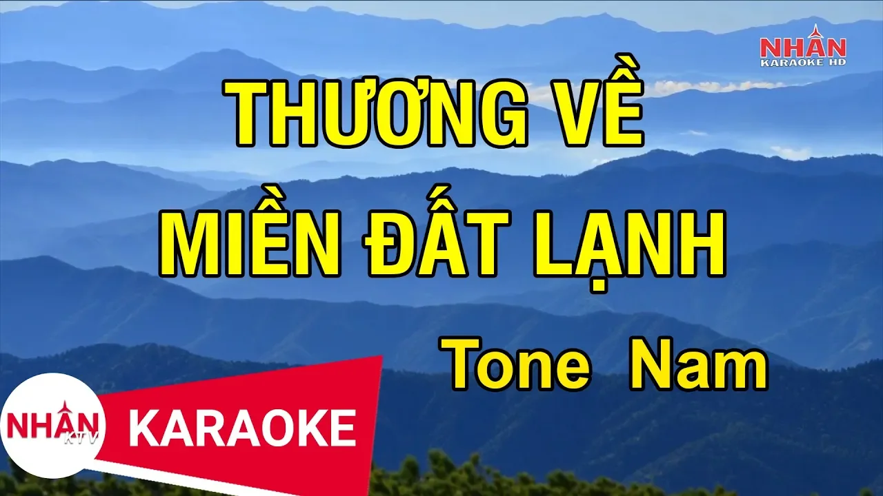Karaoke Thương Về Miền Đất Lạnh Tone Nam | Nhan KTV