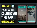 Best Free Countdown Time Event Widget App for Android