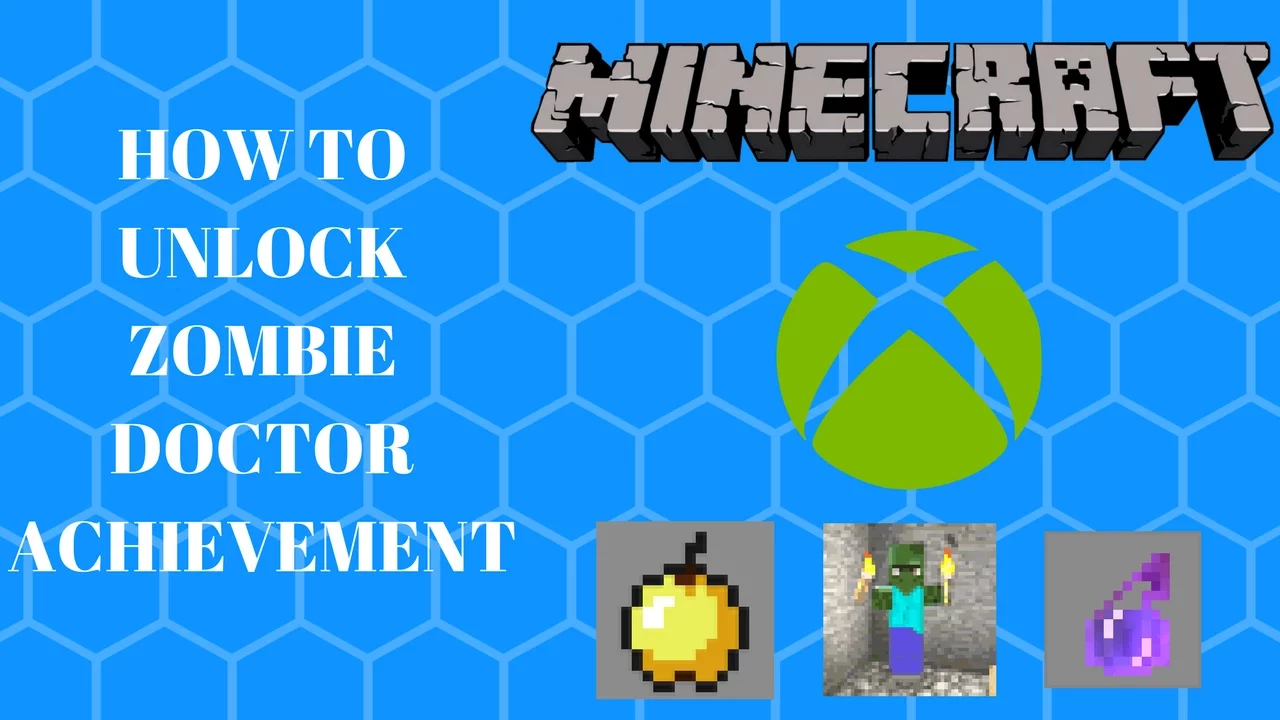 How to unlock the Zombie Doctor achievement on Minecraft! EASY!