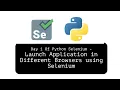 Selenium with Python - Day 1