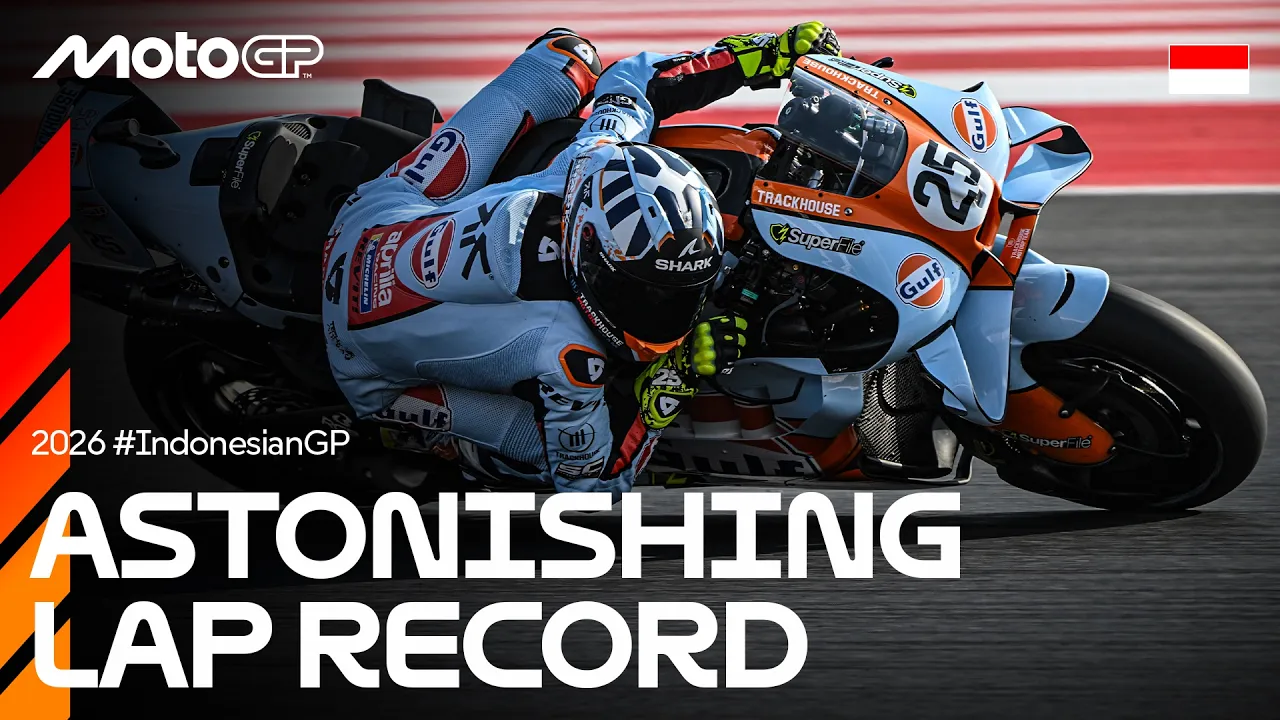 Lap record DESTROYED in the last 5 minutes of MotoGP Practice 🤯 | 2026 Indonesian GP