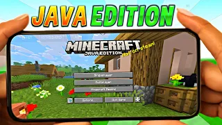 MINECRAFT JAVA EDITION ON MOBILE HOW TO PLAY JAVA EDITION ON MOBILE