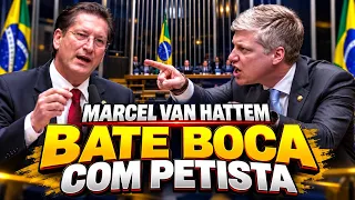 DEPUTADO PETISTA ATACA DIREITA BOLSONARISTA E LEVA RESPOSTA DEMOLIDORA DE MARCEL VAN HATTEN 4K
