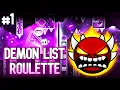 Trying out EXTREME Demon ROULETTE with Mega Hack v7