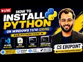 How to Install Python on Windows 2026 Run Python Code in VS Code IDLE CMD