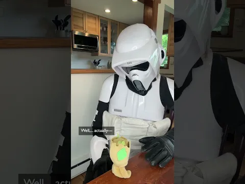 Grogu gets mystery slime on his favorite toy