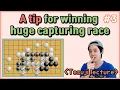 Tesuji lecture A tip for winning huge capturing race Fill out liberties accurately