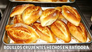 Doraditos y Crujientes Bolillos Hechos en Batidora — Perfectos para Negocio! 🥖