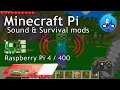 How to Minecraft Pi Survival mode with sound Raspberry Pi