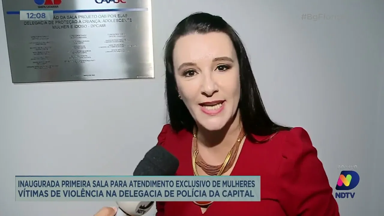 Inaugurada primeira sala para atendimento de mulheres vítimas de violência em Florianópolis