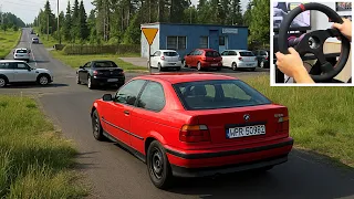 BeamNG drive BMW E36 DRIFT CRASH in Traffic