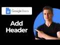 How To Add A Header And Footer In Google Docs Full Guide