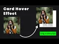 Animated CSS Card Hover Effect Easy English subscript