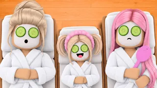 ROTINA DA MANHÃ NO SPA DE BELEZA! Family Roleplay Dubai - ROBLOX