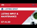 Paragon Listing Input 07 14 20