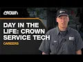 A Day in the Life of a Crown Forklift Service Technician Ryan in Dayton Ohio