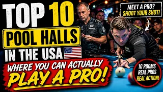 I Found 10 Pool Halls Where Pros Hang Out Top 10 Pool Halls in the USA you can ACTUALLY Play A Pro