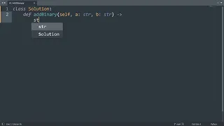 Leetcode 67 Add Binary in Python Python Leetcode Python Coding Tutorial Python Coding ASMR
