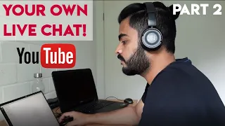 Build Your Own YouTube Live Chat Application Python Part-2