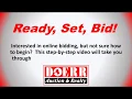 Online bidding instructions