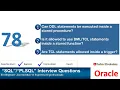 Oracle PL SQL interview question DML DDL TCL commands in Procedure Function and Trigger Oracle DB