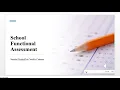 School Functional Assessment