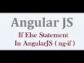 If Else Statement In AngularJS Templates With Example