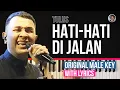 Lagu Tulus - Hati-Hati di Jalan (Piano Accompaniment/Karaoke) Original Key with Lyrics