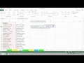 Excel Chapter 11 - Text Functions TRIM