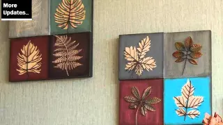 Collection Of Metal Wall Decor Leaves Metal Tree Leaf Wall Art Ideas