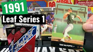 1991 Leaf Baseball Series 1 - Junk Wax Rip