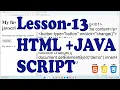HTML CODE WITH JAVASCRIPT HTML tutorial for Beginners in Hindi