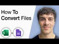 How to Convert Excel Files to Google Forms 2025 Full Guide
