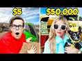 Lagu Surviving $5 VS $50,000 Vacation!