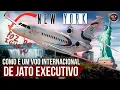 Mais de 200 MIL REAIS - como e um VOO INTERNACIONAL no FALCON 8X