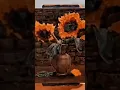 Download Lagu Oil Painting Sunflowers 6 hours into 40 seconds