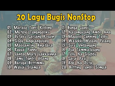 Download MP3 20 Lagu Bugis Sedih Nonstop Terbaru 2020