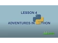 Learn Python - Lesson 4