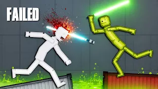 Lightsaber Throwing Challenge… EPIC FAILS!