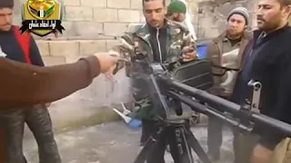 لواء أحفاد عثمان درس تفصيلي عن الرشاش عيار 12 5 