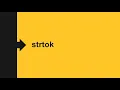 2 3 3 2 strtok