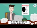 Missing Person Poster Template